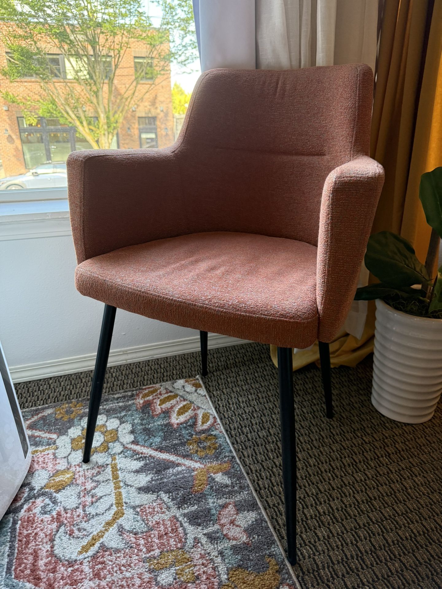Orange Accent Chair