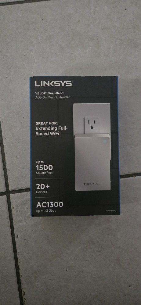 Linksys VELOP dual Band Add On Mesh Extender 