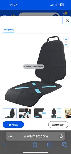 Car Seat Protector for Baby Child Car Seats, Auto Seat Cover Mat for Under Carseat to Protect Automotive Vehicle Leather and Cloth Upholstery - Waterp