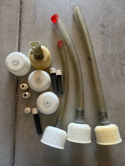 Gas jug accessories. New and used