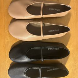Jeffrey Campbell Moira Mary Jane Ballet Flats Size 6.5