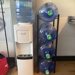 PRIMO Water Dispenser w/ Bottle Rack