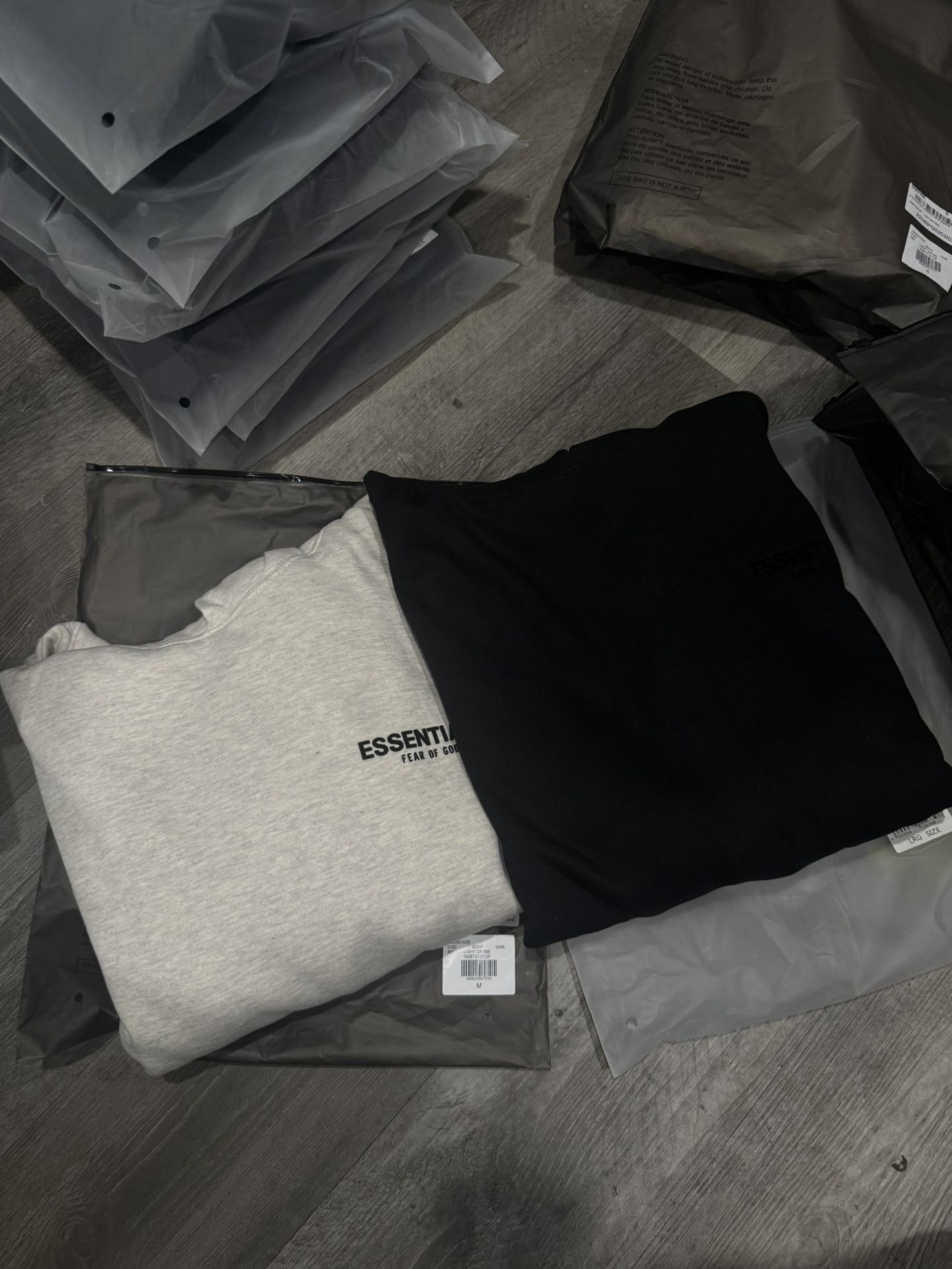 Essential Hoodies Light Oat & Stretch Limo