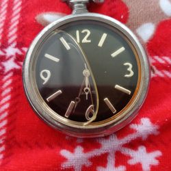 Vintage Quartz Water Pocket Watch