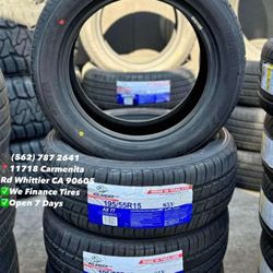 195/55R15 Atlander Set of Tires Installed and Balanced Set de Llantas Nuevas Instaladas y Balanceadas