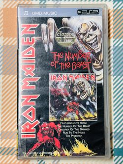 2005 Iron Maiden: Number of the Beast UMD-Music PSP Tested/Works B21