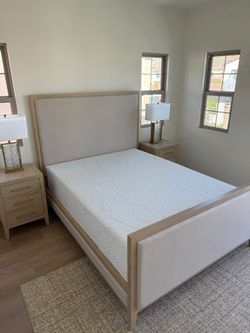 Full size Memory foam bed frame not included