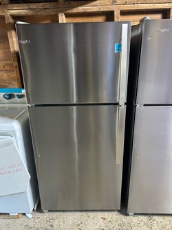 30 in. 18.3 cu. ft. Top Freezer Refrigerator Built-In and Standard in Monochromatic Stainless Steel