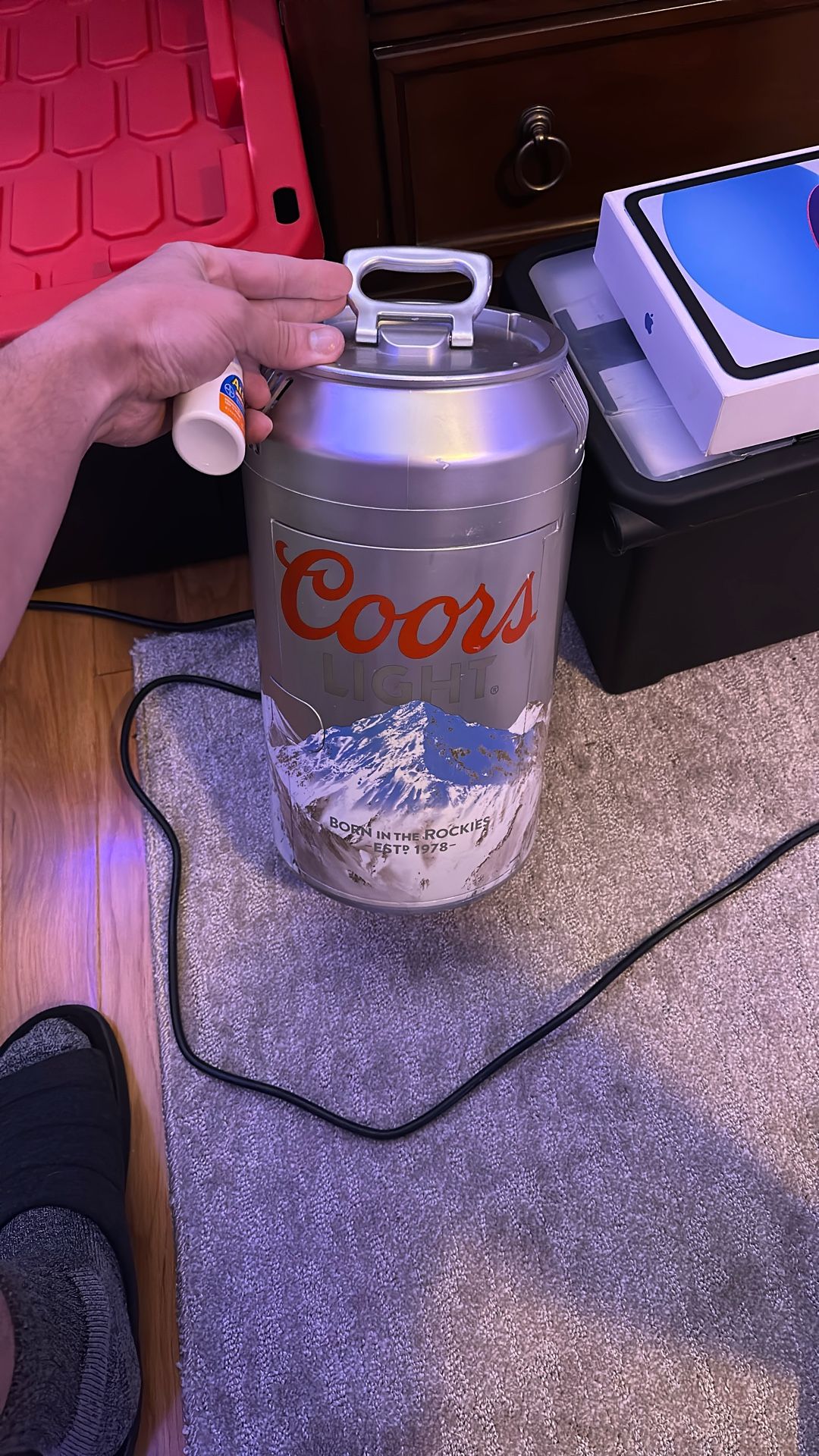 Coors Light Mini fridge