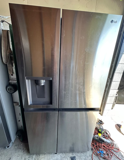 LG Side by Side Refrigerator Stainless Steel