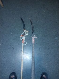 Two Tree Saw One With Rope Pull Branch Cutter