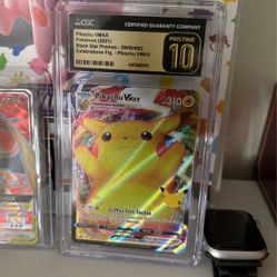 Cgc Certified Pikachu V max 