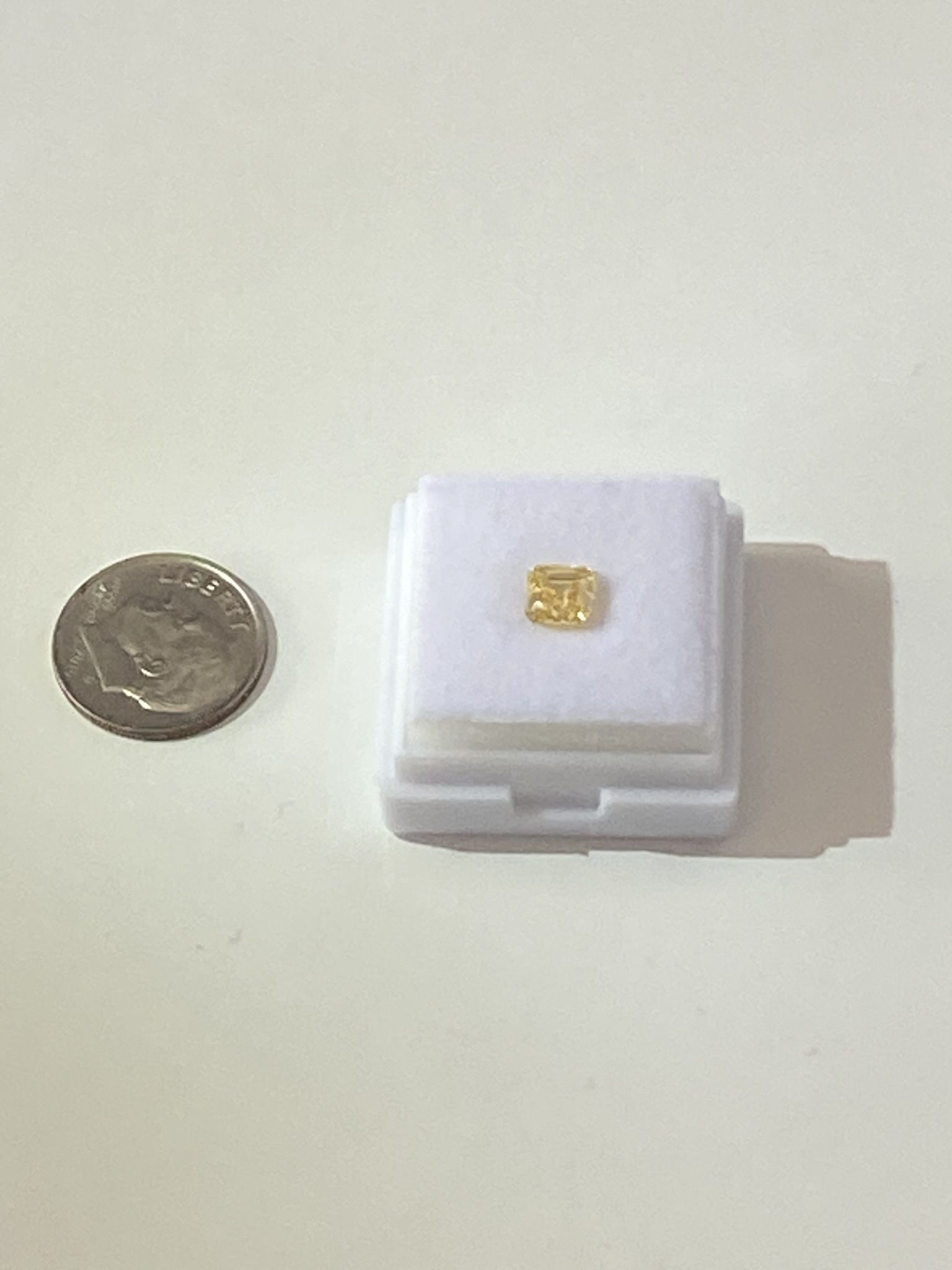 1.08 CT Asscher Lab Grown Diamond IGI Certified