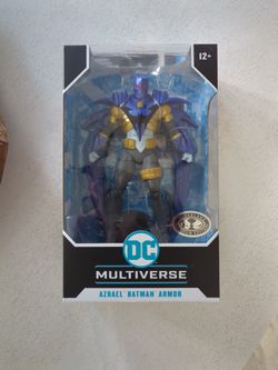 Batman Knightsend Azrael Armor Blue Platinum Blue