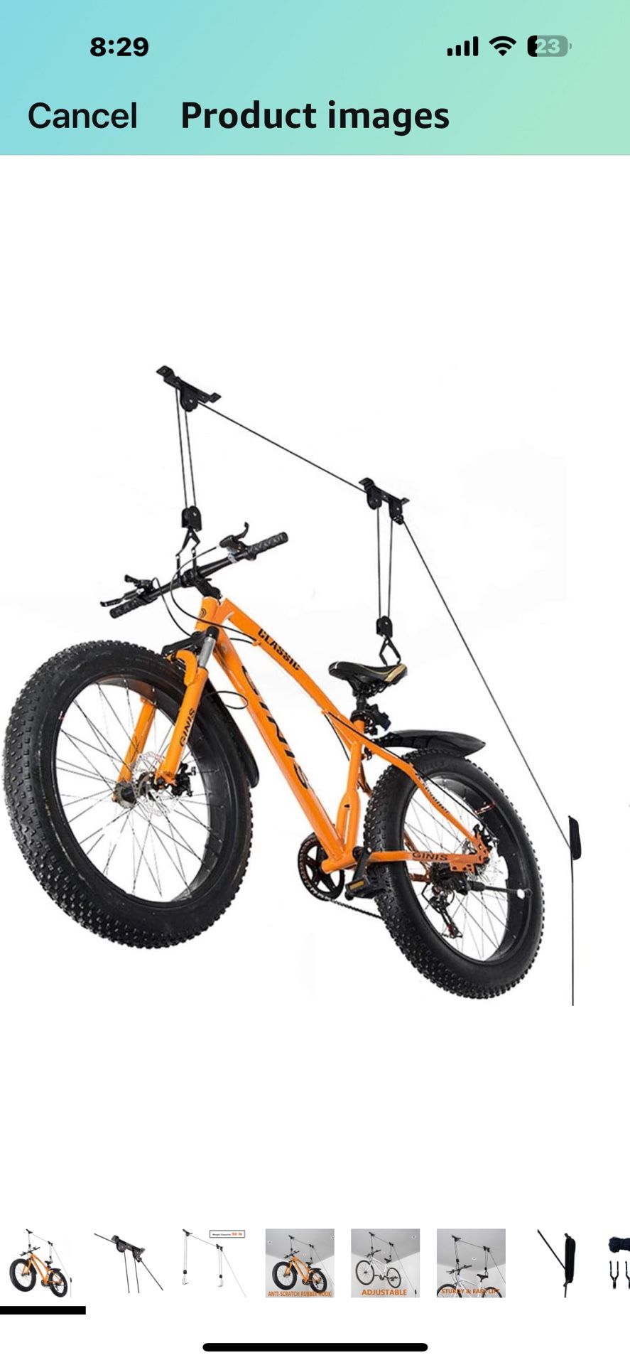 Ceiling Bike Lift