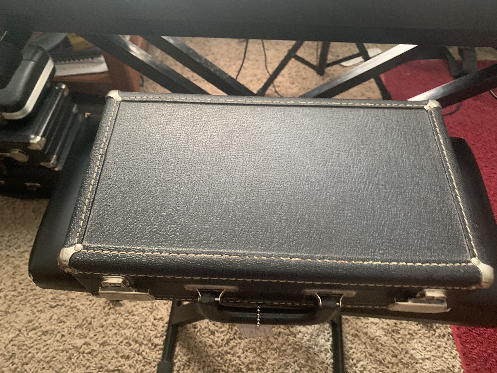 Clarinet case with mouth piece