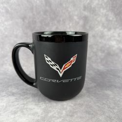 Chevrolet Corvette Racing Flags 16oz Coffee Mug GM Licensed