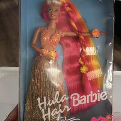 Vintage 1996 Hula Hair Barbie Doll