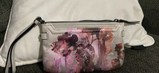 Floral Print Crossbody Clutch Bag