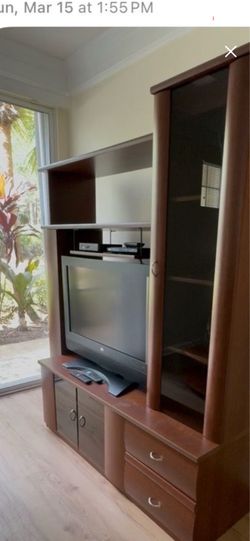 Entertainment center brand new