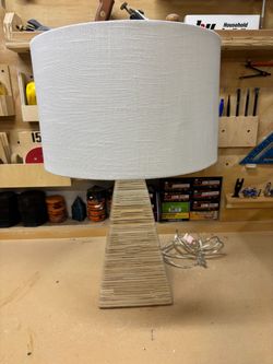 Hand Carved Plywood Lamp Woodworking