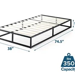 Zinus Joseph 10" Heavy Duty Twin Bed Frame 50 %off Retail Price.  New In A Box 