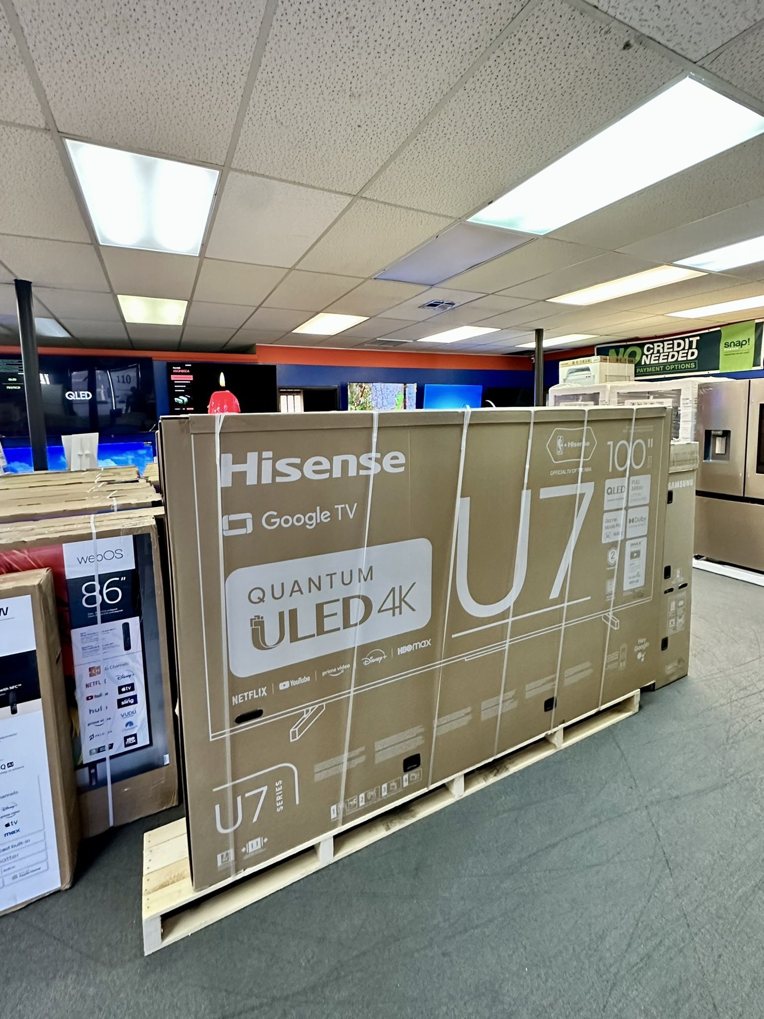 100 Inch Hisense 4K Smart TV HDR ULED