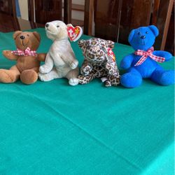 For TY beanie babies collection almonds, freckles, and tubers