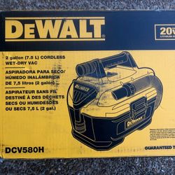 NEW DEWALT 2 Gal. Max Cordless Wet/Dry Vacuum without Battery and Charger
