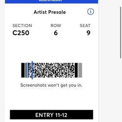 KANYE TICKET 4/3