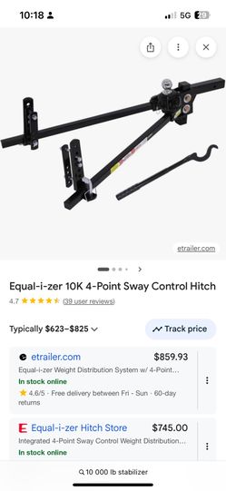 Equal-i-zer 10k Four Point Sway Control Hitch