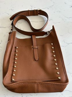 Rebecca Minkoff Crossbody Tan Pebbled Leather Bag
