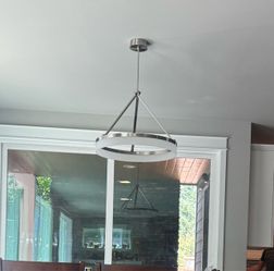 Dining room light fixture from new construction