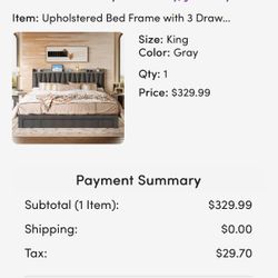 King Size Bed Frame