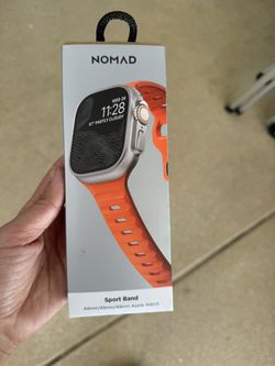 New In Box Apple Watch Orange Nomad Band
