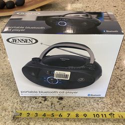 JENSEN Bluetooth CD/Radio Boombox - BRAND NEW!