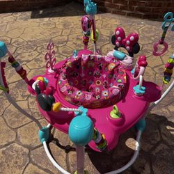 Bright Starts Disney Baby MINNIE MOUSE PeekABoo Baby Activity Center Jumper