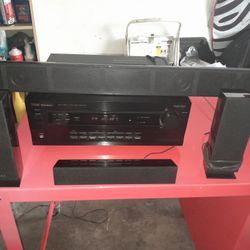RCA RECEIVER and SONY SURROUND  SPEAKERS 5.1
