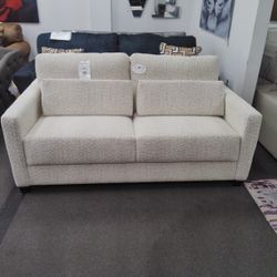 Karma, Sleeper Sofa in Bliss Porcelain, QUEEN Size 