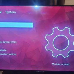 TCL ROKU TV G136X  55IN