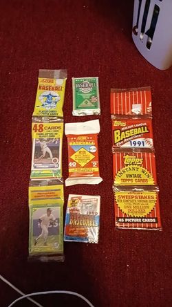 1990 New Baseball Packs