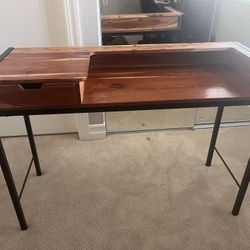 Wood Metal Table