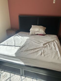King bed with IKEA mattress