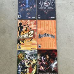PlayStation 2 • 6 Game PAMPHLETS/Guides