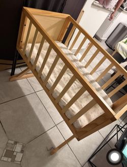 Wooden crib