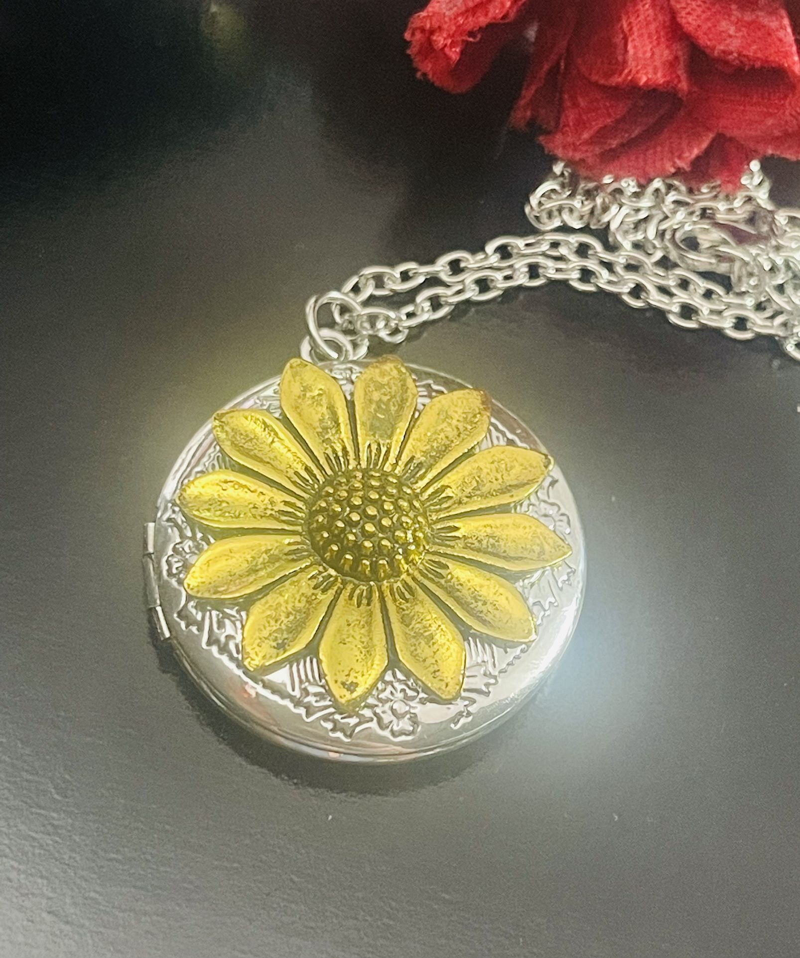 Sunflower Locket 