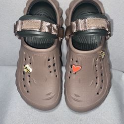 Crocs Echo Clog Truffle Mens Size 6 / Womens Size 8 Slip On Sandal 207937-0LF
