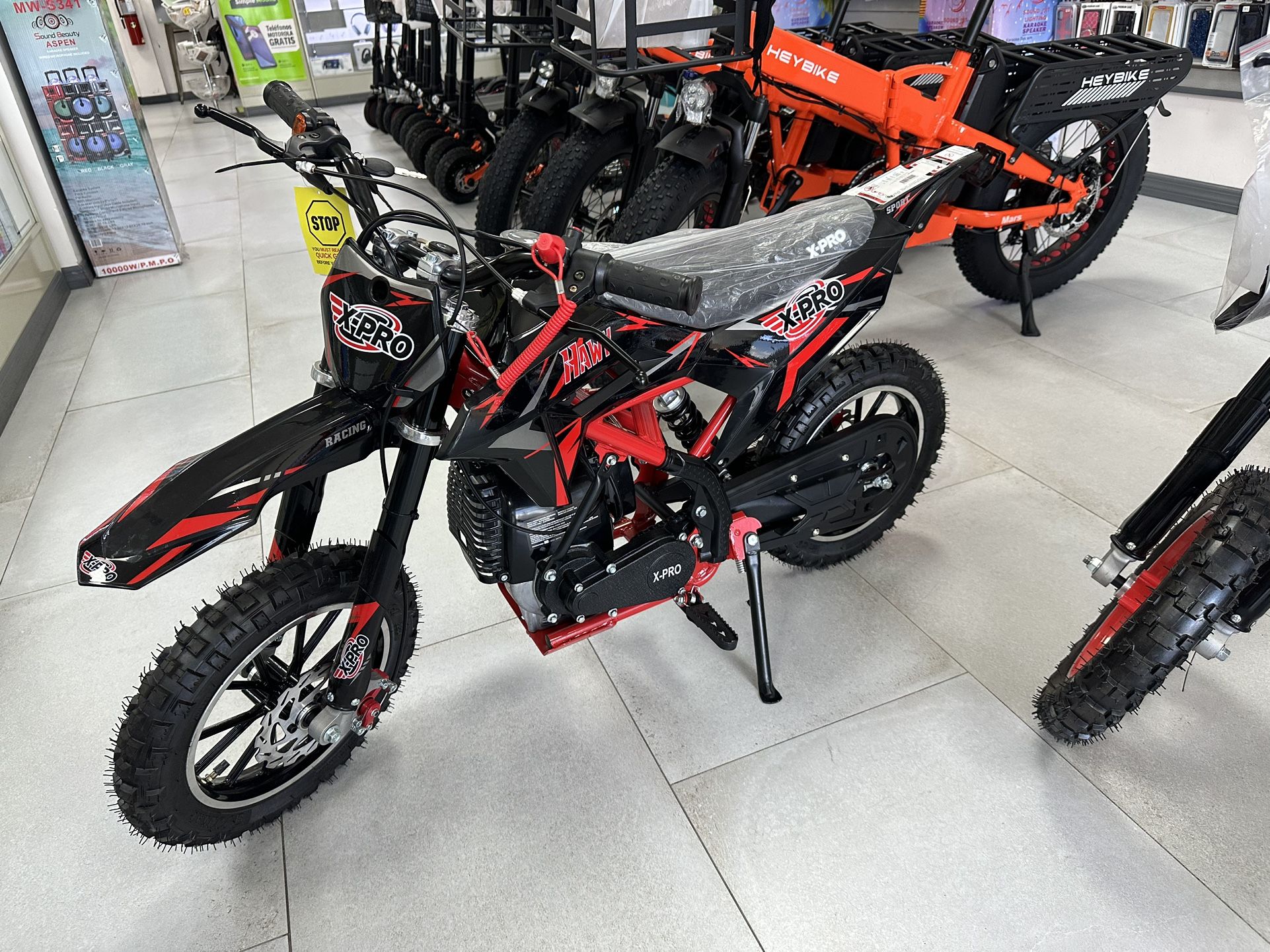 X Pro Hawk 40CC Kid’s Mini Dirt Bike! Finance For $50 Down Payment!!