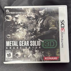 Metal Gear Solid Snake Eater 3DS