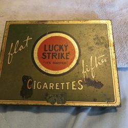 Lucky Strike Cig Tin.